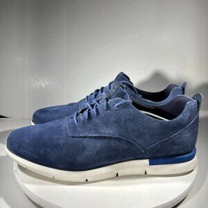 COLE HAAN Grand Horizon II Mens Suede Casual Shoes Size 13 Blue Fashion Sneakers